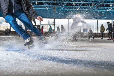 Fortgeschrittener Schlittschuh Kurs